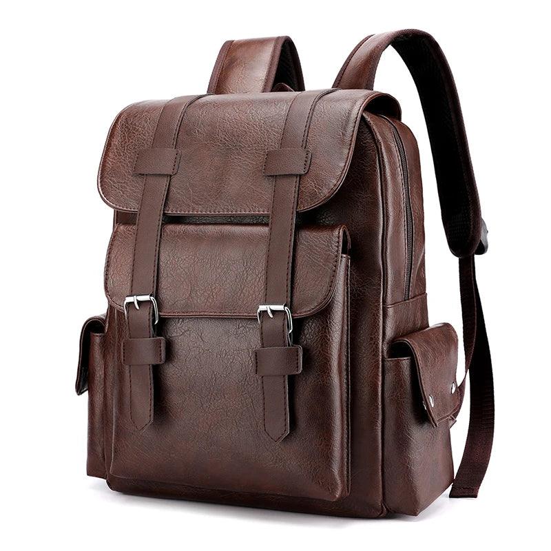 Mochila Masculina de Couro Vizencci One